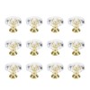 KUMGROT 1.1 Inch Gold Crystal Knobs, Cabinet Drawer Pulls and