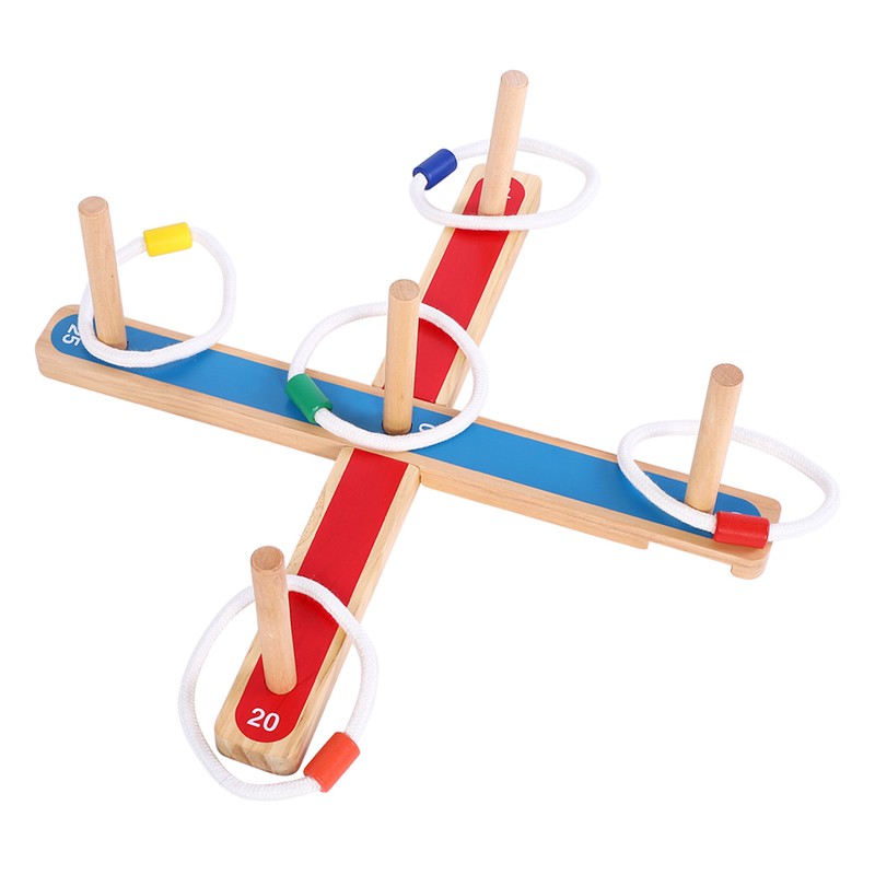 Ring Toss Hoopla Game Set Ferrule Throwing Game Party Game