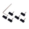 Alnicov Electric Bass Guitar Headless String Nut Set，with 1 Wrench