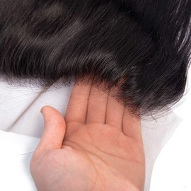 22 Inch13x4 Lace Frontal Body Wave Closure Ear to Ear HD Lace Frontal 100% Remy Human Hair Body Wave Lace Closure Natural Black 180% Density(13x4 Body Wave, 22 Inch)