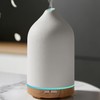 URPOWER 120ML Ceramic Essential Oil Diffuser, Ultrasonic Aromatherapy Diffuser with