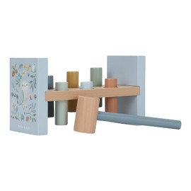 Little Dutch Forest Friends 7246 FSC Wooden Hammer Bench Blue