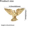 1 Pack Solid Brass Cabinet Knobs, Eagle-Shaped Vintage Drawer Pulls