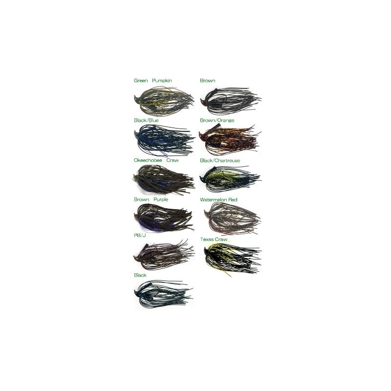 Buckeye Mop Jig 1/2oz Green Pumpkin