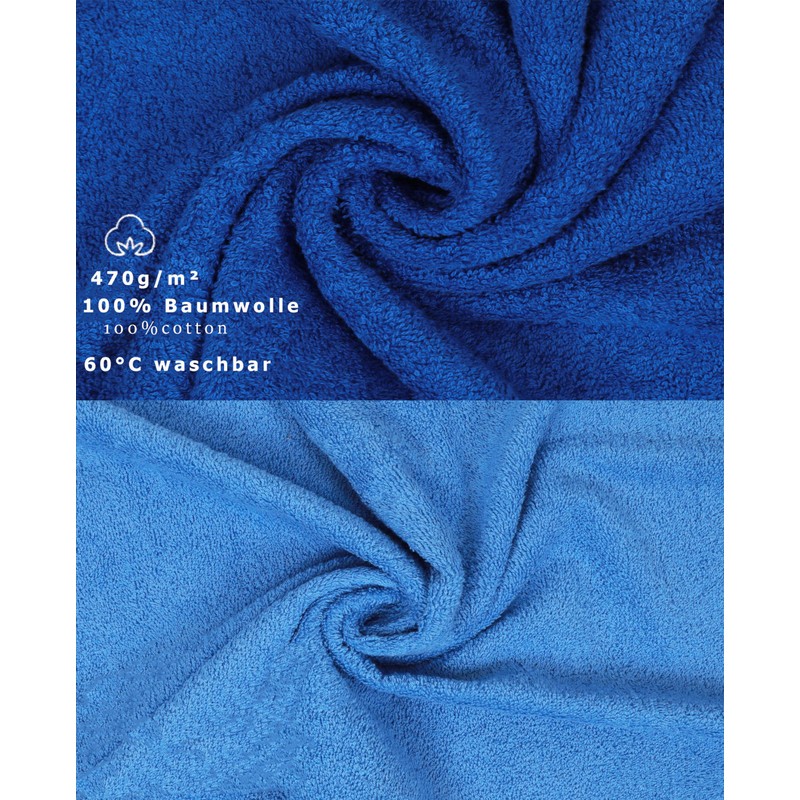 Betz Pack of 10 Wash Glove Mitts PREMIUM 100% Cotton
