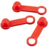 Kijima ZBL-ZN010012 Motorcycle Parts Bleeder Dust Cap, BLAZE, Red, 3