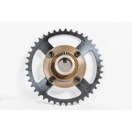 Alfa Wheels Sprocket Chain 41T Free Wheel Drive #420 1/2" Pitch Axle Shaft Hub Adapter - 1/2" (13mm)