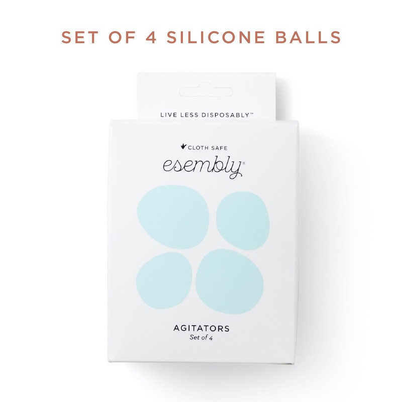 Esembly Agitators, Washer Dryer Balls for Cleaner Softer Laundry, Reusable