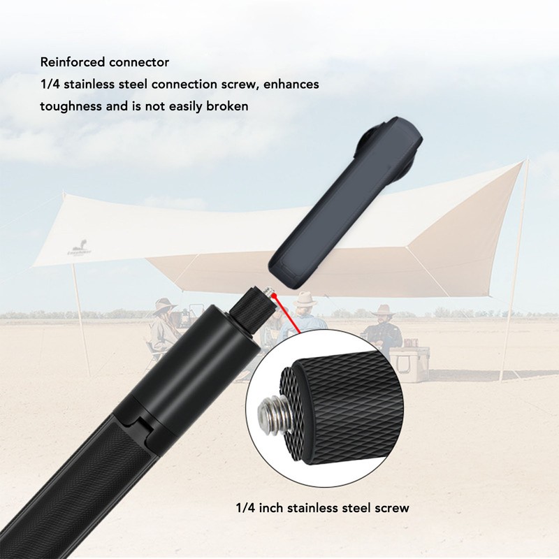 1.2m 47 Inch Extendable Selfie Stick Tripod Integrated Stick Tripod