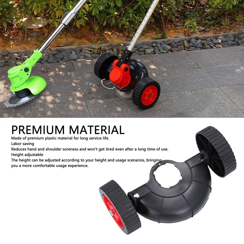 Weed Trimmer Support Wheel, Universal Trimmer Auxiliary Wheel, Grass Trimmer