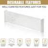 Lighterday 4-Pack Adjustable Drawer Dividers,Expandable Plastic Kitchen Clothes Drawer Organisers,Drawer