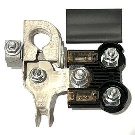 EDS AL3Z-14526-AA AL3Z14526AA 250A/125A Fusible de enlace de fusible de batería y BT4Z-14450-AA Conjunto de terminal positivo para Ford F-150 (2011-2014), F-250 (2011-2014), Lobo, Mark LT Kit completo de repuesto estilo OEM