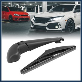 INFINAUTO Rear Windshield Wiper Blade Arm Set for Lexus CT200h 2011-2017 for Scion XD 2008-2013 Stylish Design