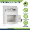 Yaocom Key Lock Mailboxes for Outside Locking Wall Mount Mailbox