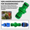 MOAZIFI Pack of 12 Hose Connectors, 1/2 Inch, Hose Coupling