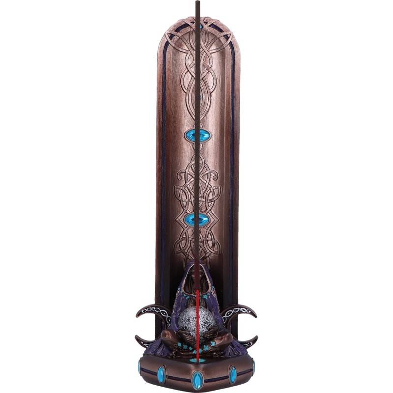 Nemesis Now Triple Moon Goddess Incense Burner 22.5cm, Resin, Bronze,