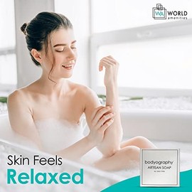 World Amenities - Bodyography Blanc - Bulk Artisan Massage Bar | 1.8 oz | Vanilla White Tea, Mini Travel Size Toiletries (100% Recyclable)| Individually Boxed Hotel Amenities, Suitable for All Skin