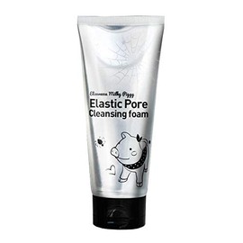 Elizavecca Milky Piggy Elastic Pore Charcoal 5% Cleansing Foam 120ml / black mask face pack / charcoal cleansing / wash off face wash