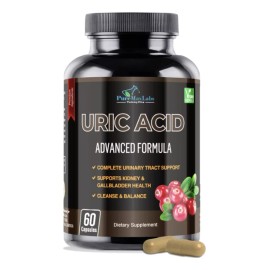 Yummyvite Equilibrio Ácido Úrico Fórmula Natural (60 Caps) Americano Sabor Sin Sabor