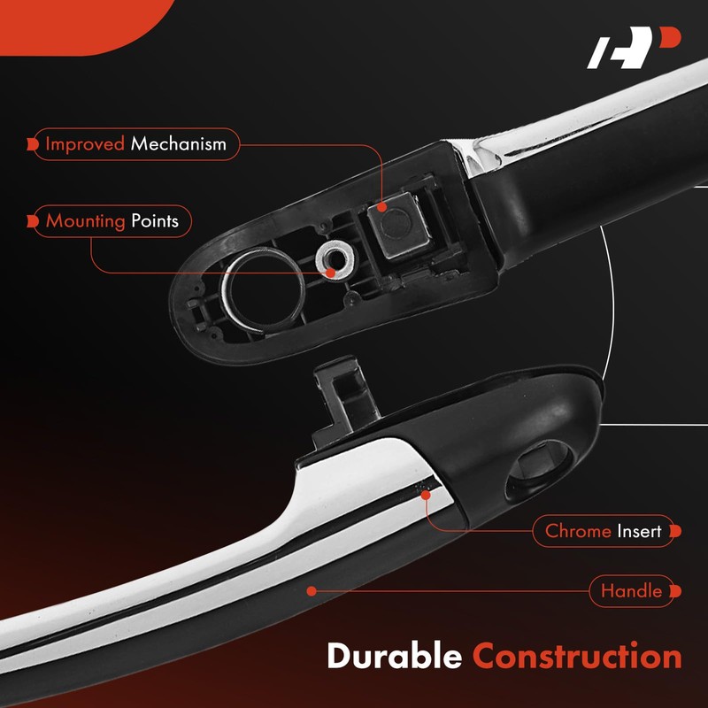 A-Premium Front Left Driver Side Exterior Door Handle Compatible with