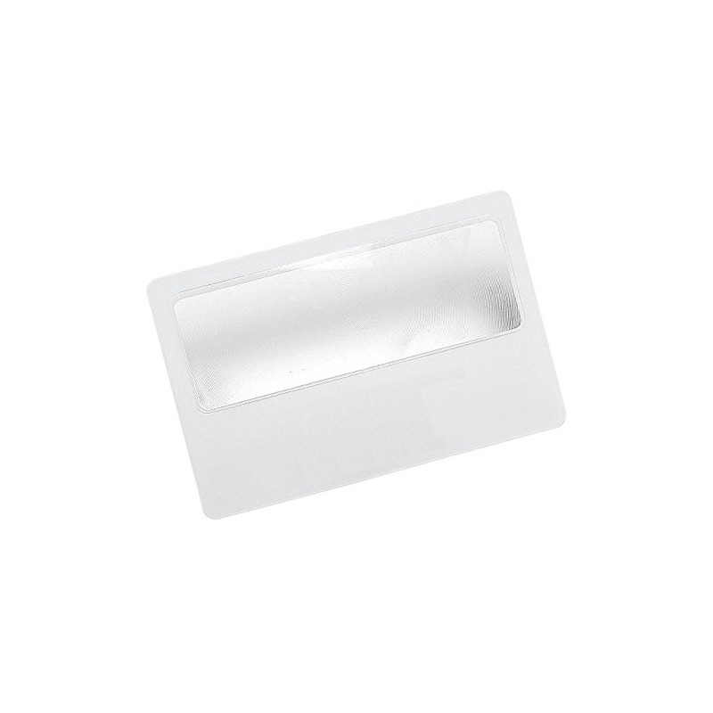 Handy Pocket Credit Card Size Magnifying Card- Slim Reading Lens