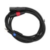3.5mm Stereo Male to Dual 2 XLR Male Plug Connector