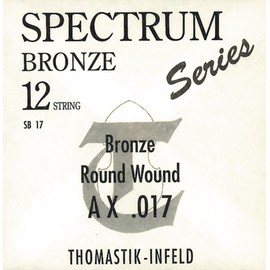 Thomasitk SB113 Single String E .057rw Bronze with Silk Inlay Round Wound SB57 for Acoustic Guitar Spectrum Set