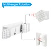 SPECTSUN 2 Packs Led Emergency Light White, Adjustable Square Head