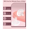 4pc 19mm Oval Flanges Shields Built-in Soft Edges Compatible with