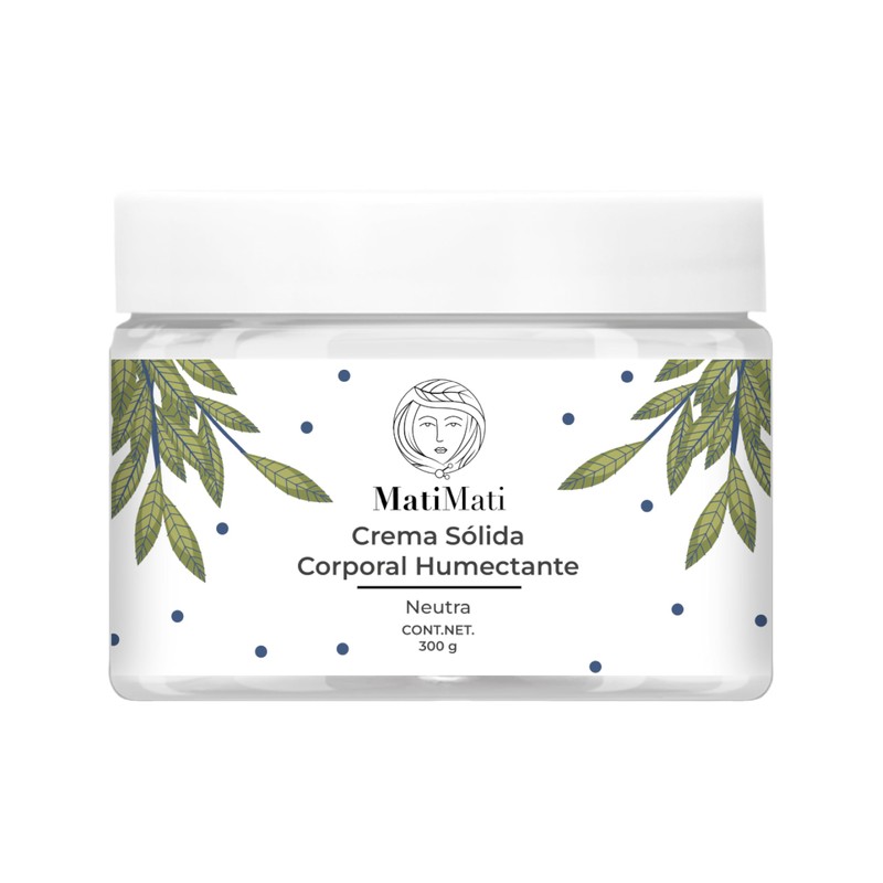 Crema Corporal Humectante Neutra MatiMati Para piel extra seca, Extra