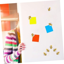 Zerodeko Cute Bee Magnets for Refrigerator 20PCS Small Fridge Stickers Bee Magnetic Decorations Non for Kitchen