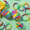 QEERBSIN 60 Pcs Inspirational Silicone Bracelets Motivational Bands