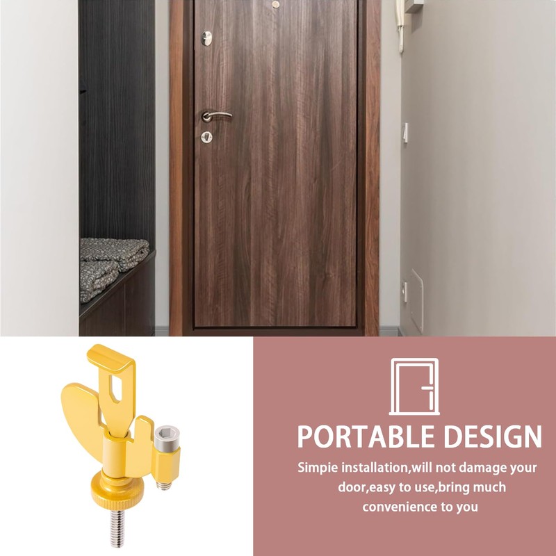 PAJWITHL Portable Door Lock - Suitable for Travel Hotels, Homes,College