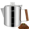 DITOSH 9 Cup Percolator 304 Stainless Steel Coffee Pot Coffee