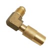 MENSI Propane Elbow Adapter with 3/8" Male Flare Connect Propane