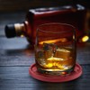 ME.FAN Silicone Coasters with Holder,[6 Pack] Drinking Coasters - Cup
