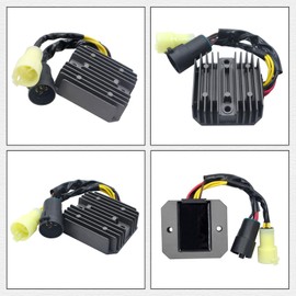 XuLong Voltage Regulator Rectifier 21066-0047 Compatible with KAWASAKI KVF360 KVF400 KVF300 KVF700 KVF650 Prairie 360 400 650 700 4X4 KLF300 Bayou 300 KSV700 KFX 700 KVF650 Brute Force 650 4X4