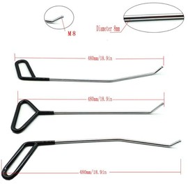 6-Piece Paintless Dent Repair Tool Kit for Cars and More