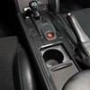 Carbon Fiber Center Console Gear Shift Cup Holder Panel Cover