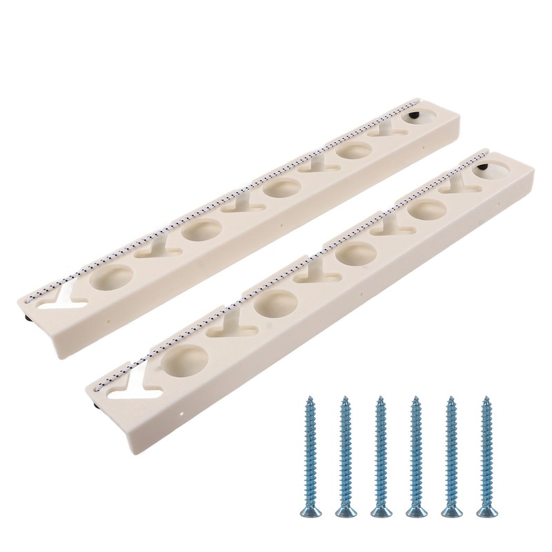 Fishing Rod Holder Wall Mounted Strong Durable ABS 10 Rods