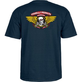 Powell Peralta Winged Ripper T-Shirt, Navy, X-Large