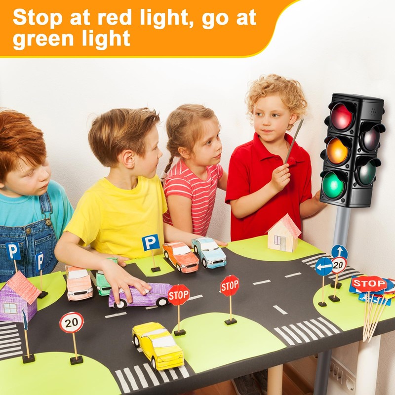 Hiboom 1 Piece Traffic Light Toy 2 in 1 Simulation