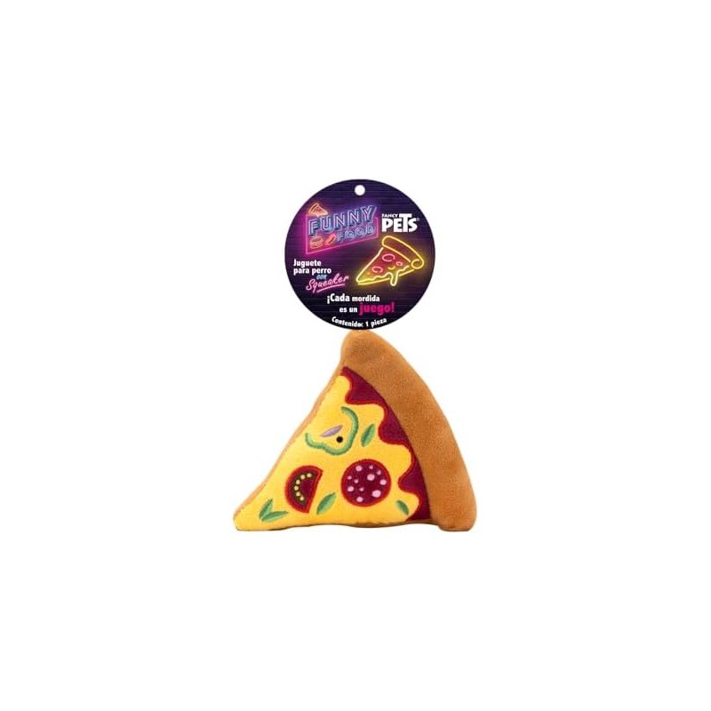 Fancy Pets Juguete para Perro en Forma de Pizza con