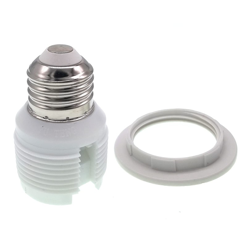 TWDRTDD E27 to G23/G24 Socket Adapter, E26/E27 Edison Screw to