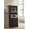 Hodedah KITCHEN MICROWAVE CABINET Kitchen Storage | Multiple Wooden Finishes