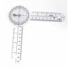 Set of 6 Piece Spinal Finger Goniometer Protractor Ruler 360