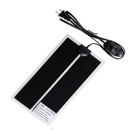 PeSandy Reptile Heating Pad with Temperature Adjustment, 110V Non-Adhesive Heat Mat for Reptiles Tortoise Snakes Lizard Gecko Hermit Crab Turtle Amphibians - 7W/ 14W/ 20W Removable Under Tank Heat Pad