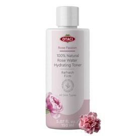 OTACI Rose Passion 100% Natural Rose Water Hydrating Toner, Facial Skin Moisturizer Hydrating Natural Cleanser