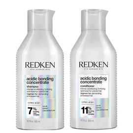 Redken Acidic Bonding Concentrate Shampoo 300ml and Conditioner 300ml Duo