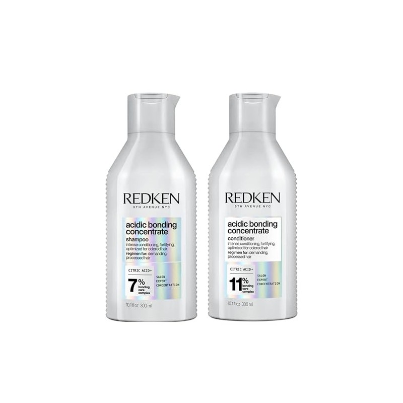 Redken Acidic Bonding Concentrate Shampoo 300ml and Conditioner 300ml Duo